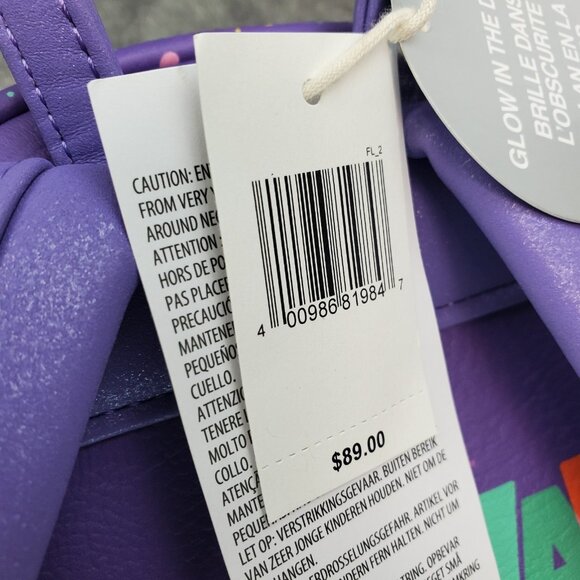 2025 Disney Parks Loungefly Epcot Festival Of The Arts Figment Backpack & Ears! - Picture 15 of 16